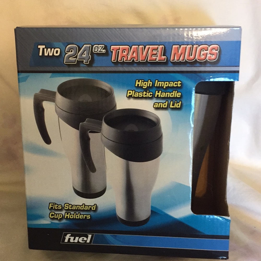 Two Travel Mugs 24 oz BRAND NEW